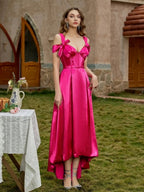 Satin Backless Corset Dress for All-Season Parties