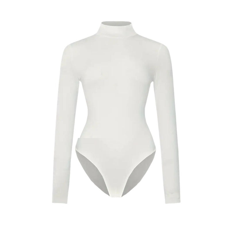 Form Fitting Long Sleeve Yoga Bodysuit