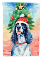 English Setter Christmas House Flag