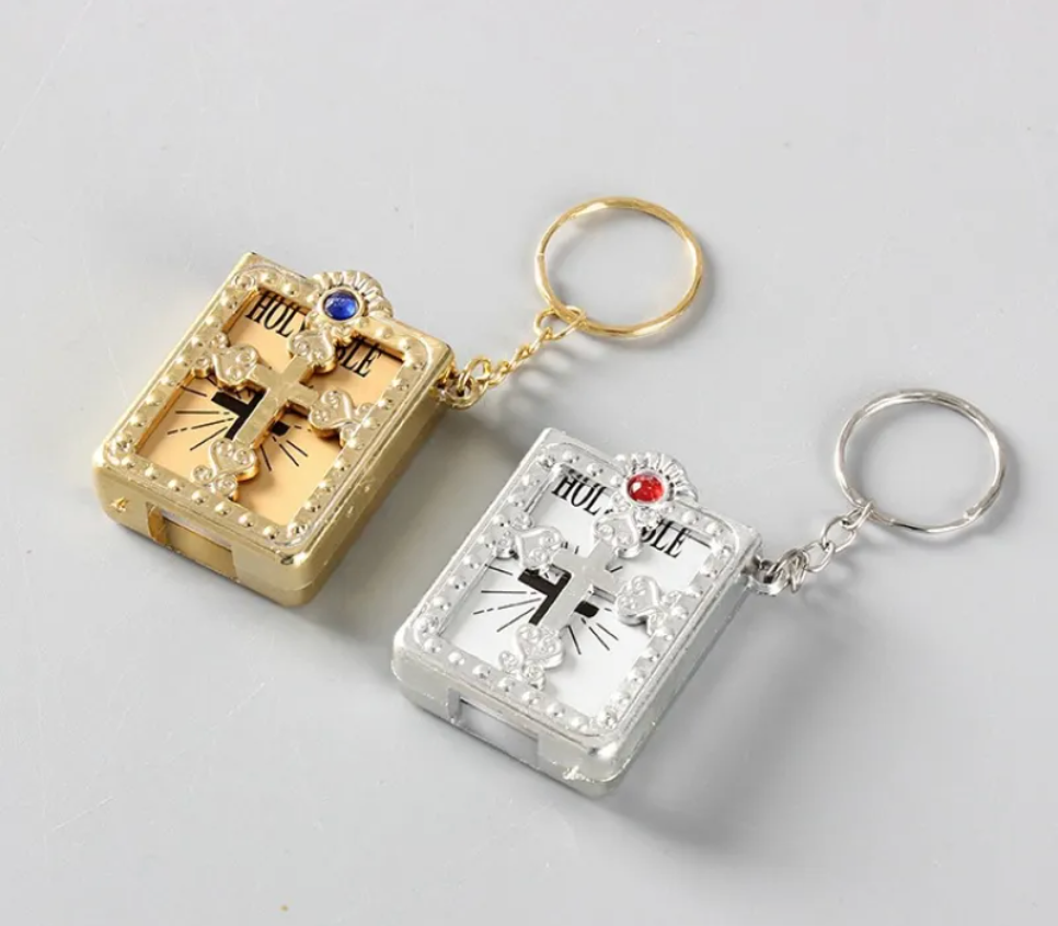 Mini Holy Bible Keychain - Christian Faith Accessory
