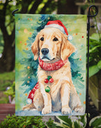 Golden Retriever Christmas Garden Flag