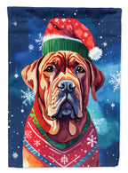 Dogue de Bordeaux Christmas Garden Flag
