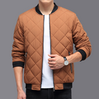Quilted Cotton Baseball Jacket