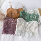 Lace V-Neck Camisole for Women - Spring Sleeveless Top