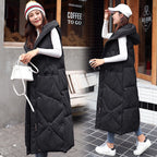 Women's Thickened Mid-Length Down Vest Jacket