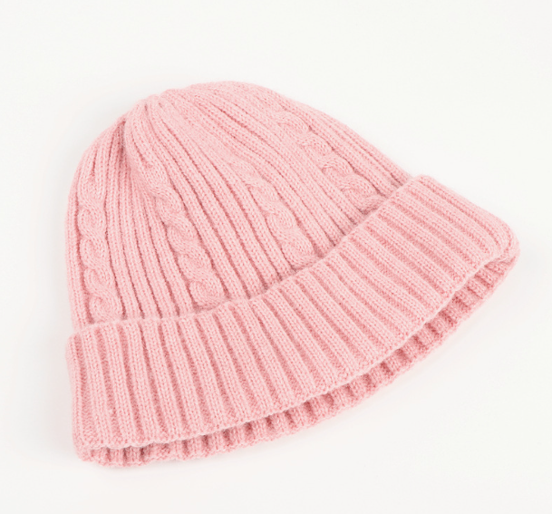 Warm Wool Hat for Autumn and Winter with Knitted Design | Embroidered Cap