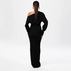 Drop Shoulder Sweater Dress