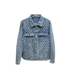 Men's Denim Jacket - Thick Cotton Outerwear for Winter