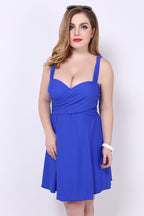 Plus Size Skirted One-Piece Swimsuit Bikini