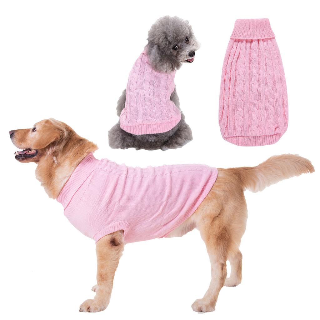 Solid Color Puppy Dog Sweater for Bichon and Teddy