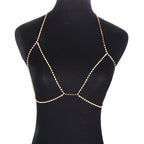 Rhinestone Bralette Body Chain