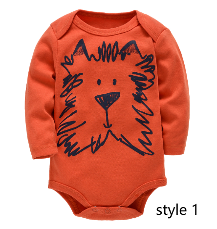 2020 New Cotton Long Sleeve Baby Bodysuit