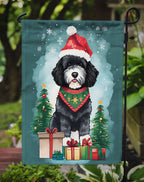 Portuguese Water Dog Christmas Garden Flag
