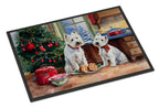 Westie Christmas Cookies Doormat