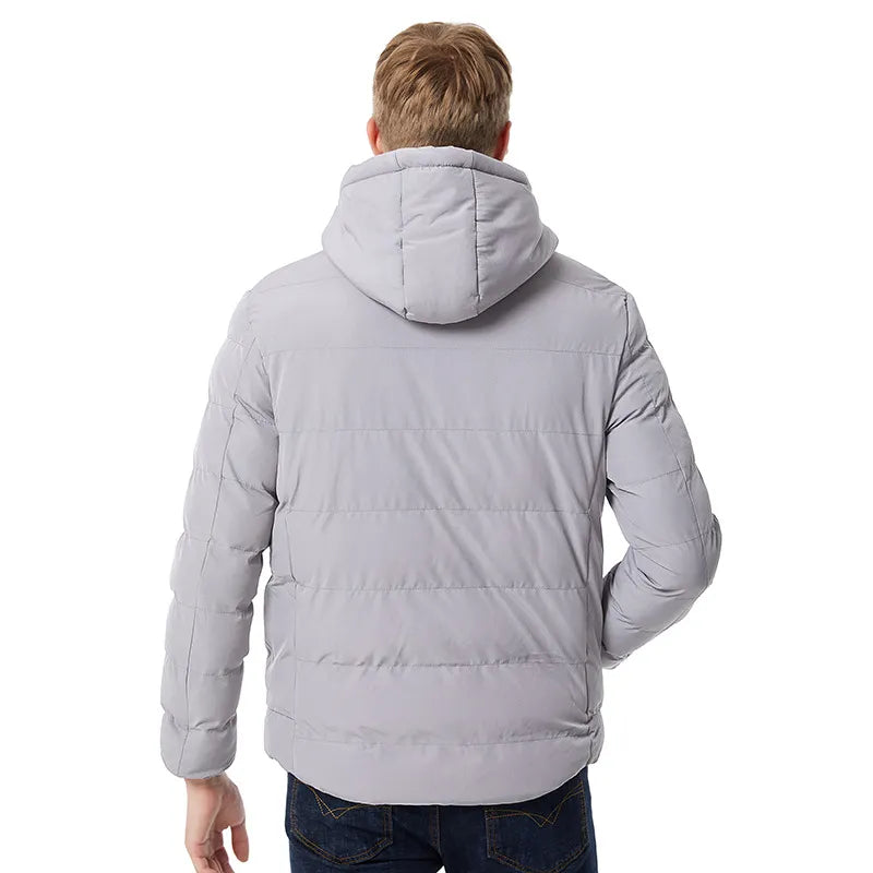 Cotton Padded Heating Hoodie Jacket | Streetwear