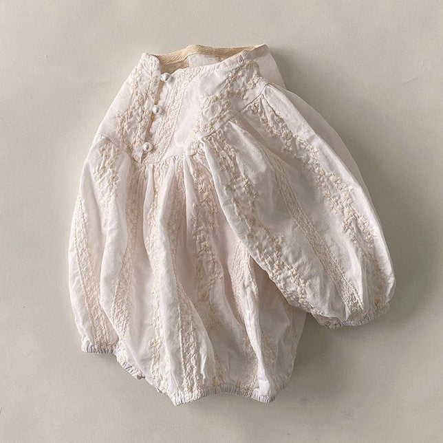 Embroidered Foreign Style Bodysuit for Infants & Toddlers