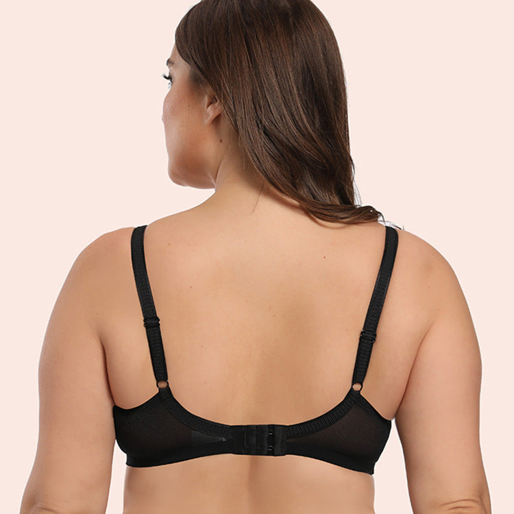 Plus Size Silk Bra, Thin Trade Lingerie