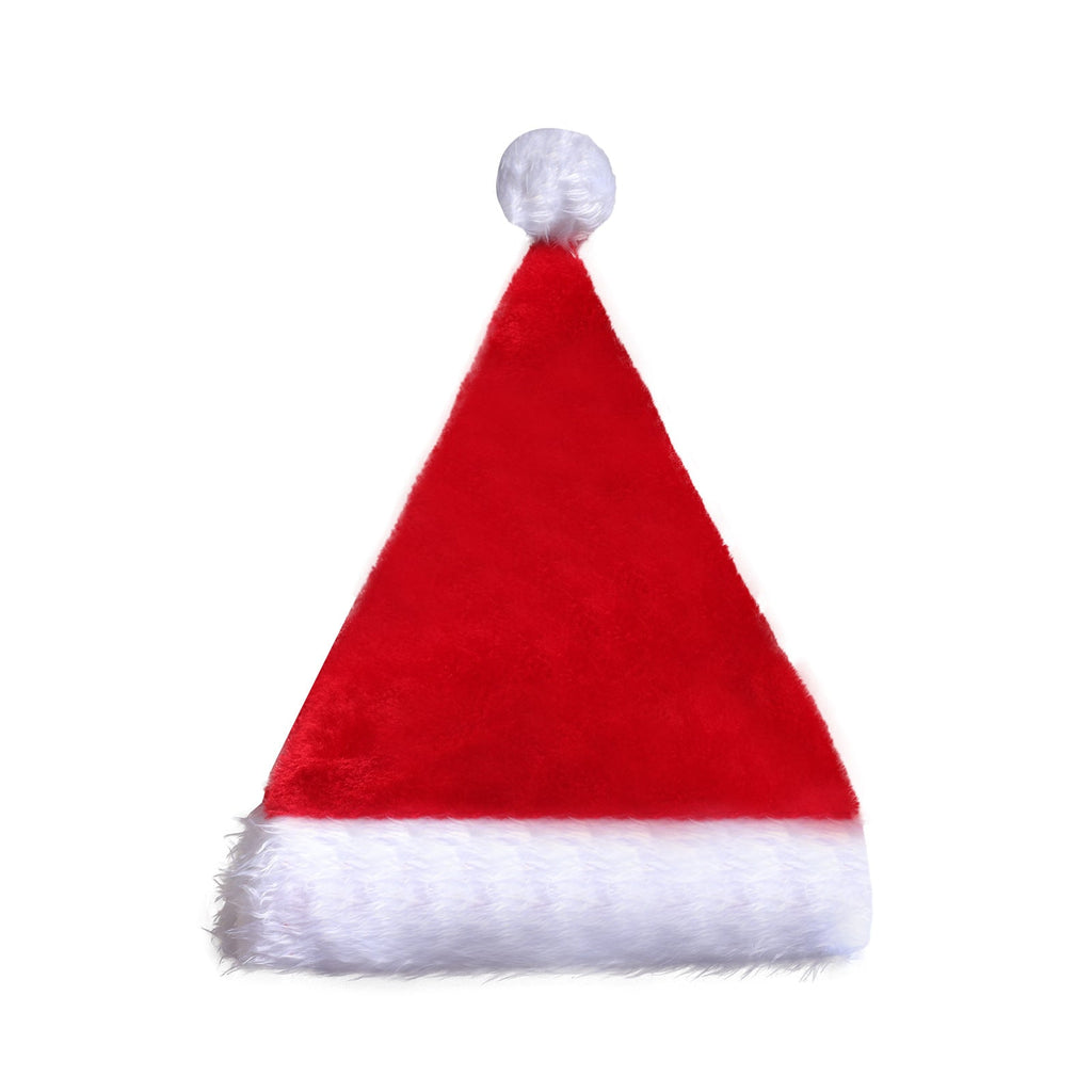 Christmas Hat LED Light Plush Children's Adult Christmas Decorations Christmas Supplies Luminous Santa Hat Home Decoracion | Embroidered Cap
