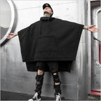 Autumn Winter Men's Loose Batwing Hoodie Coat | Streetwear