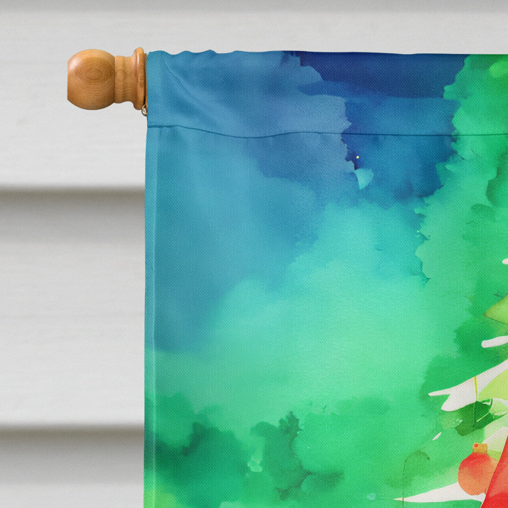 Giant Schnauzer Christmas House Flag