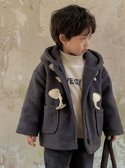 Autumn Winter Baby Lamb Wool Coat