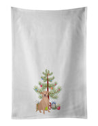 Pit Bull Fawn #1 Christmas Kitchen Towel Set of 2
