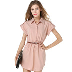 LIVA Chiffon Shirt Dress - Style 1141