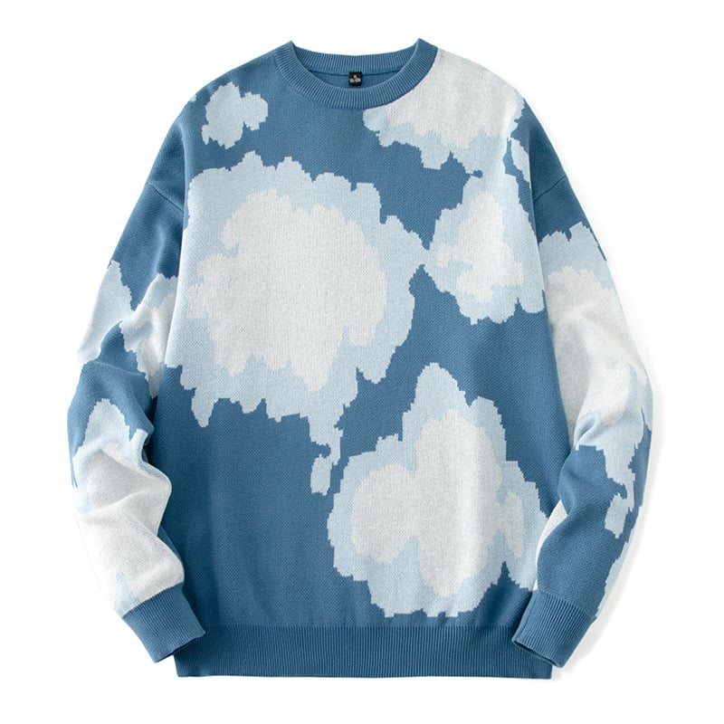 Round Neck Loose Sweater for Men and Women