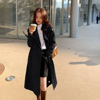 Women's Knee-length Temperament Fashionable Coat