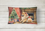 Chow Chow Cozy Christmas Throw Pillow