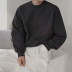 Men's Casual Hooded Solid Color Pullover | Streetwear