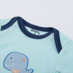 Cotton Embroidered Baby Bodysuit 5-Piece Set