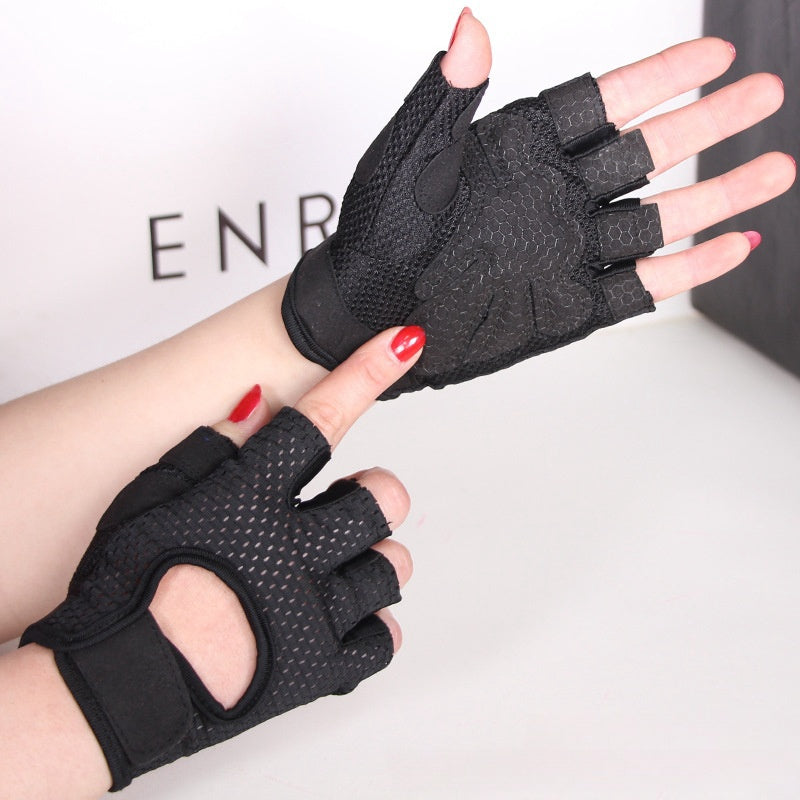 Cycling Fingerless Gloves for Men and Women - Breathable