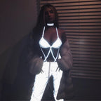 2019 Summer Reflective One-Piece Swimsuit for Women