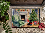 Schipperke Cozy Christmas Doormat