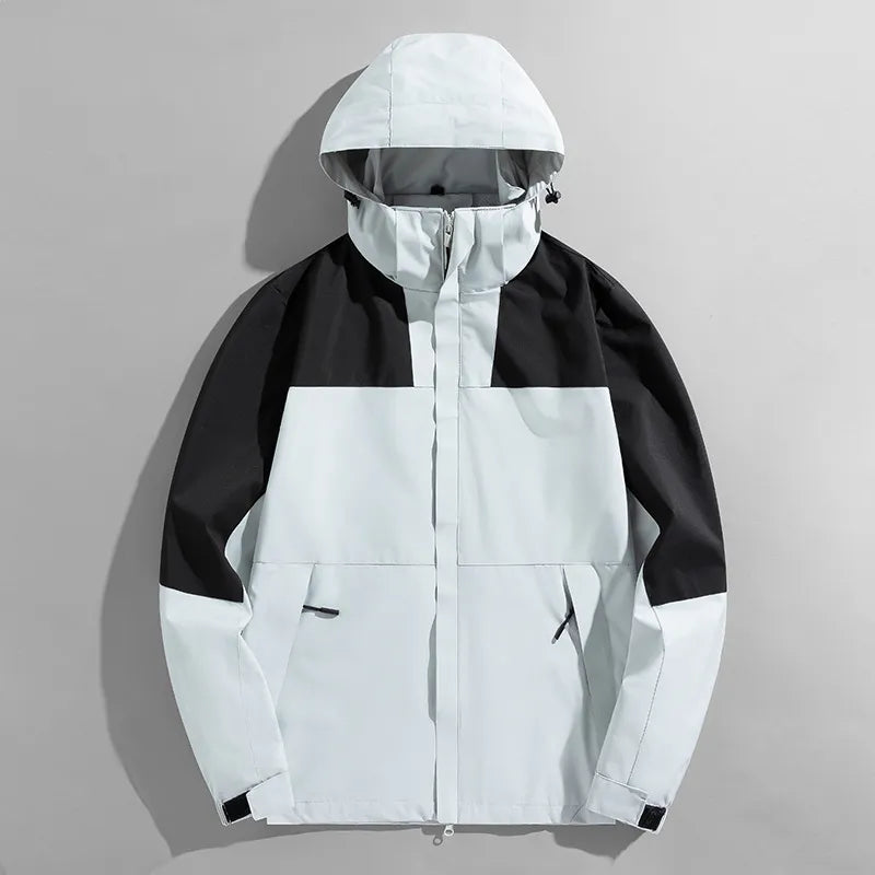 Men's High Waterproof Three-in-one Shell Jacket