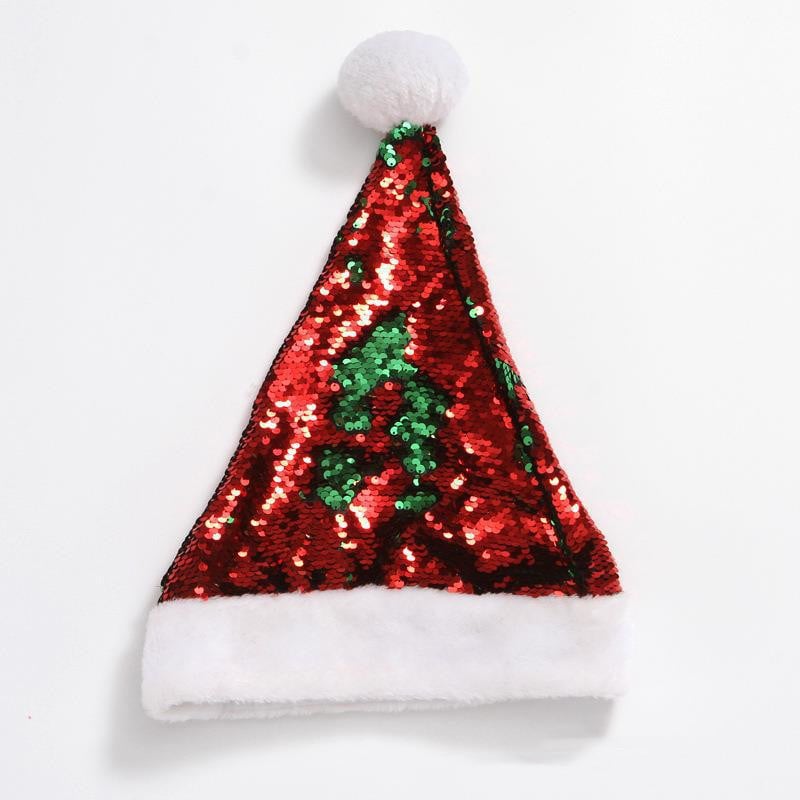 Women's Short Plush Christmas Fashion Hat | Embroidered Cap