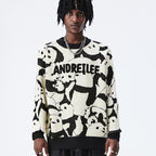 Men's Japanese Vintage Panda Jacquard Knit Sweater