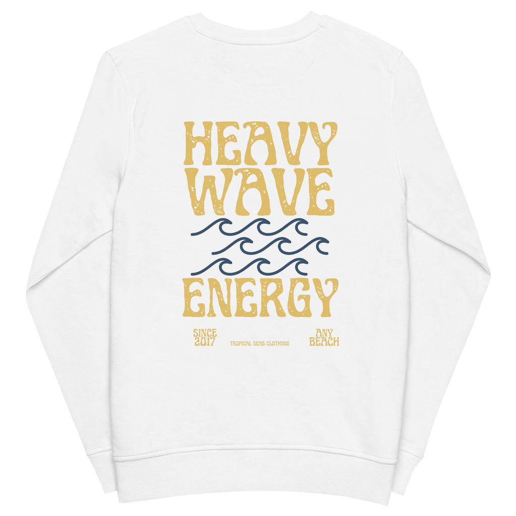 Men's Heavy Wave Energy Organic Sweatshirt | Streetwear