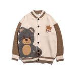 Y2K Thick Knitted Cardigan for Men and Women 2024
