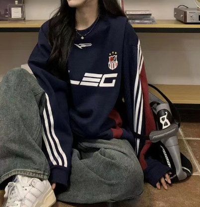 Retro Street Racing Hoodie for Women | Streetwear