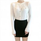 Single-Breasted Cardigan Sweater