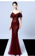 Elegant Women's Camisole Evening Dress for Fashion
