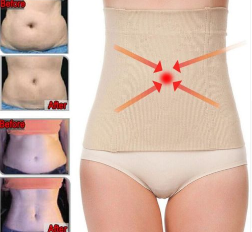 Seamless Shaping Bodysuit with Waist Trainer Belt