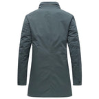 Men's Stand-Up Collar Business Casual Windbreaker Jacket