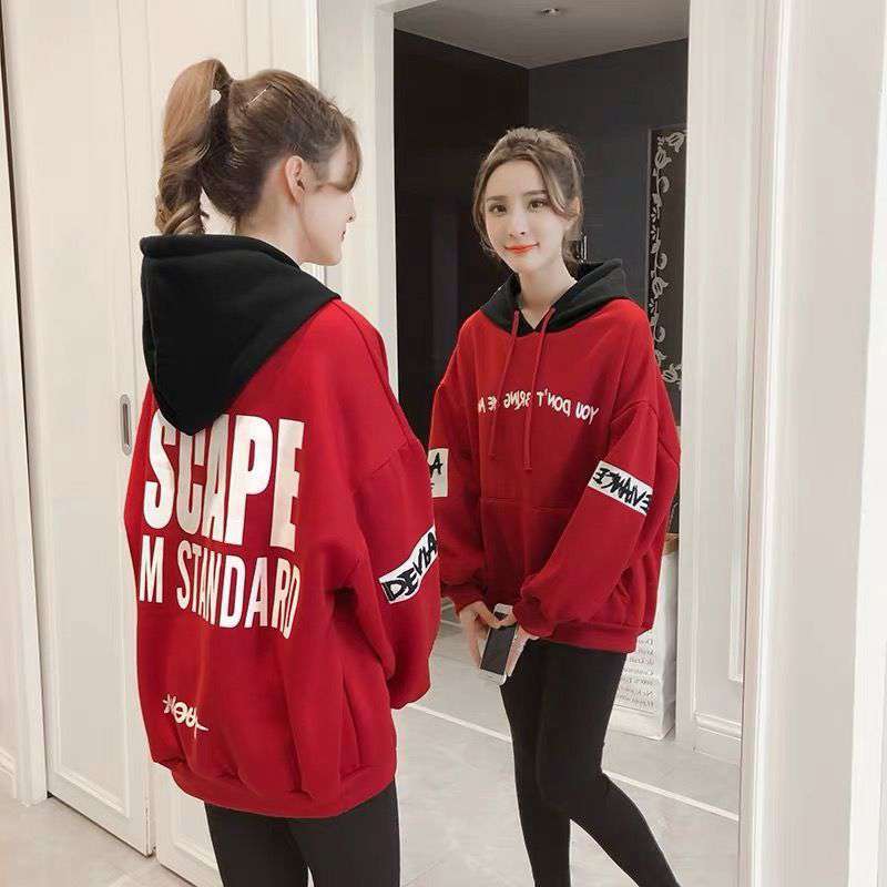 Plus Size Velvet Hooded Jacket for Women