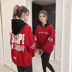 Plus Size Velvet Hooded Jacket for Women