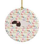 Dumbo Rat Christmas Ceramic Ornament