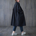 2023 Autumn Loose Single Breasted Trench Coat for Women