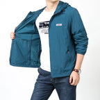 Men's Quick Dry Hooded Sun Protection Jacket for Outdoors
